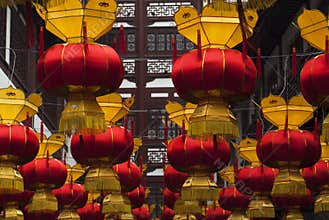 Chinese lanterns at the Chinese New Year