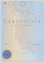 Certificate / Diploma award template. Pattern