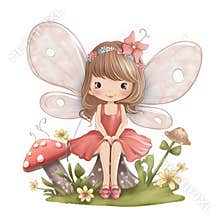 Ethereal enchanted forest clipart