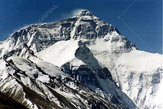Mount Everest, 8850m.