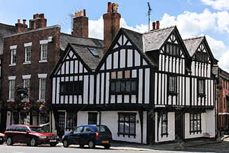 Ye olde Edgar building. Tudor. Chester. England