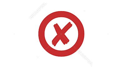 Wrong marks, Cross marks, Rejected, Disapproved, No, False, Not Ok, Wrong Choices, Task Completion, Voting.