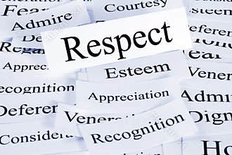 Respect Concept