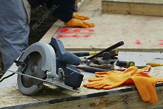 Tools at a Build Site