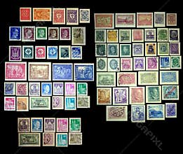German stamps from 1930`s and 1940`s