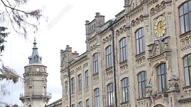 Architectural building. University, College