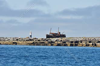 Coastline of Inisheer, Aran islands, Ireland