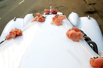 Wedding retro car
