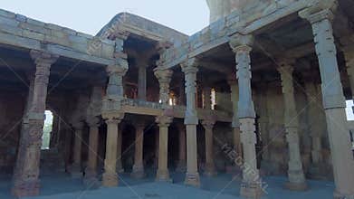 Quwwat-ul-Islam mosque at qutub complex ,Delhi ,India