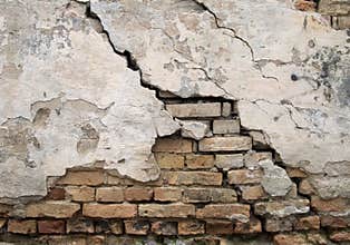 Cracked wall