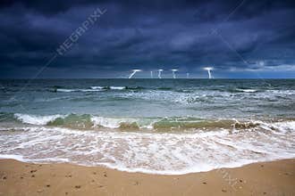 Bad weather at sea
