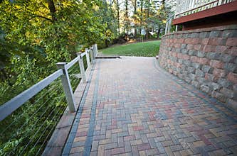 Stone Brick Patio, Mason Pavers