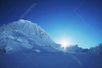 Sun and snow