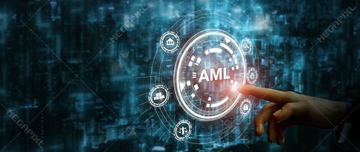 Anti Money Laundering (AML) regulations and compliance concept.