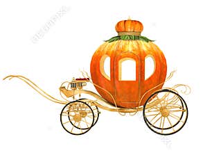 Cinderella fairy tale pumpkin carriage