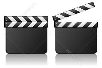 Blank Movie Clapboard Film Slate