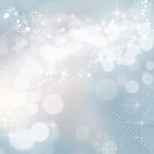 Twinkling Christmas winter lights background