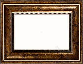 Gold picture frame