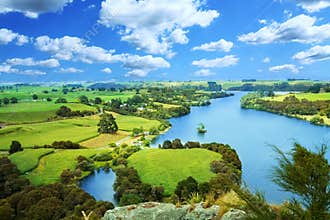 New Zealand picturesque landscape