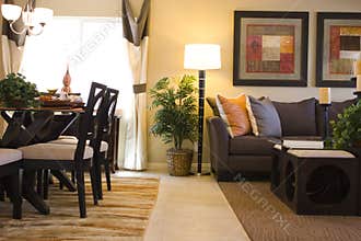 Living and dining room