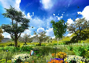 Spring meadow