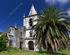 Church destroyed by earthquake (Faial, Azores)