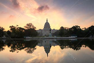US Capitol Sunrise Washington DC