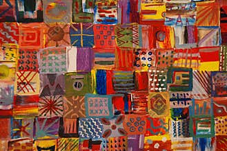 Bright Patchwork Quilt