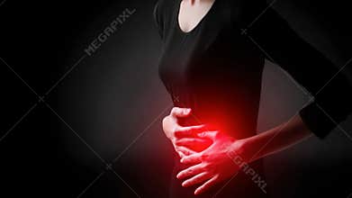 Female health: abdominal distress, menstrual pain, cystitis discomfort, pelvic ache, bladder issue, lower body sensitivity,