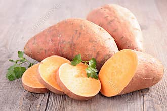 Raw sweet potato