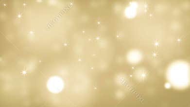 Abstract bokeh golden glitter loop