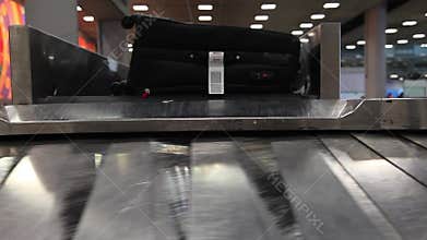 Passengers waiting for their luggage in airport