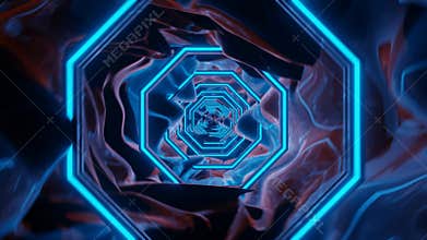 Endless Shape Shift: Mesmerizing Visual DJ Element