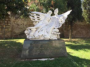 \"Liang Shanbo and Zhu Yingtai\" sculpture in Verona, symbolizing the Chinese Romeo and Juliet.