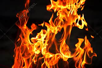 Fire flaming