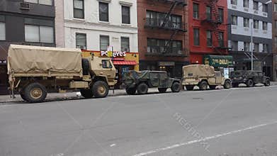 Military trucks