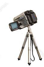 Camcorder on a tripod