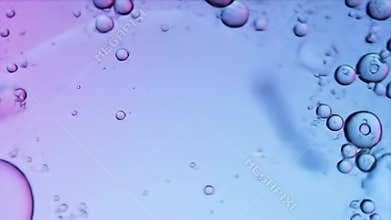 Abstract Bubbles Dance in Liquid, Vibrant Colors