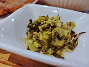 Pickled Mustard Greens (Zha Cai) Appetizer