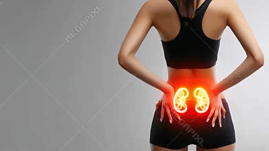 Kidney function: renal organ, urine filter, toxin removal, nephron task, body fluid, salt balance, waste excretion, blood cleanse