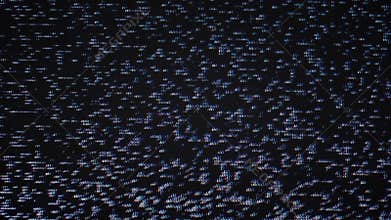No signal screen TV flickering