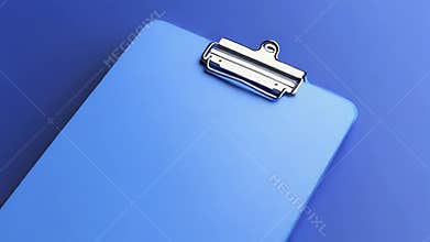 Two blue clipboard overlapping on blue background representing data collection