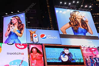 Times Square Branding and advertising billboards