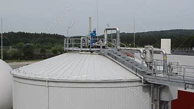 Biogas plant sludge