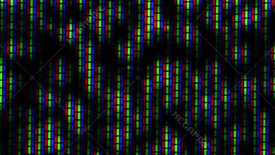 Close up of analog TV CRT kinescope noise â€“ b&w