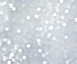 Abstract silver circular bokeh background