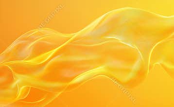 A white and yellow satin texture featuring a silver fabric silk background with a beautiful, soft, natural blur pattern.