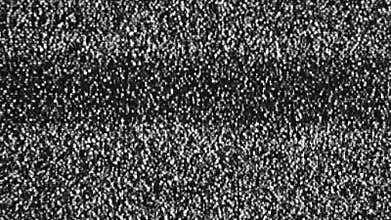 Analog TV CRT kinescope noise â€“ black & white