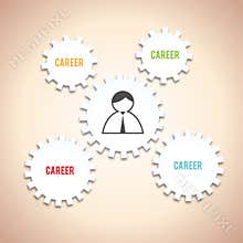 Career Concept Male