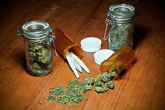 Marijuana On Table